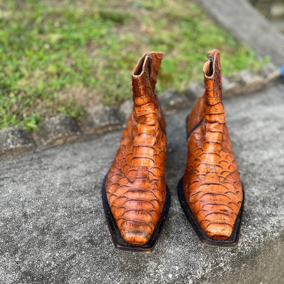 Jacques Raphael (Made in Italy) snakeskin boots - Picture 3 of 11